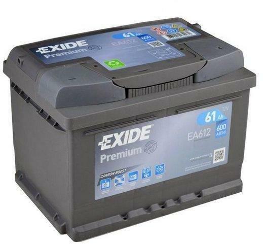 Premium 61Ah 600A right+ (EA612)