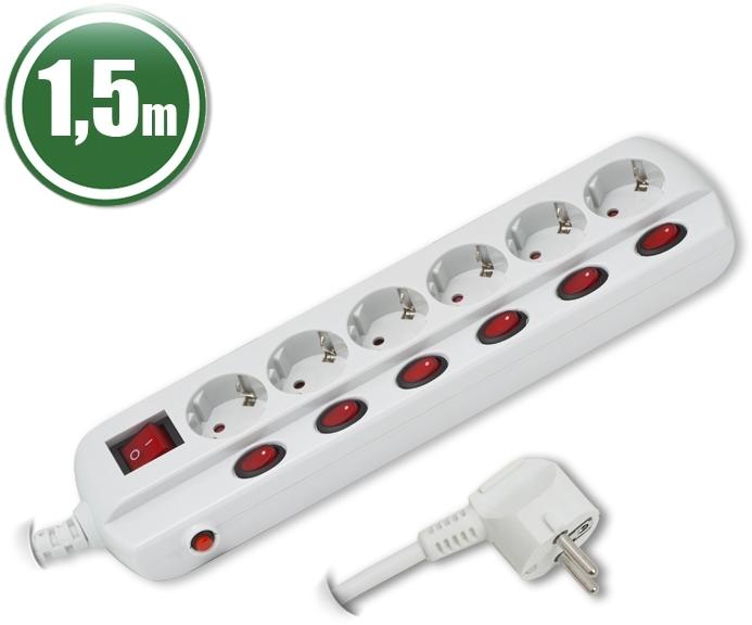 6 Plug 1,5 m Switch (20248B)