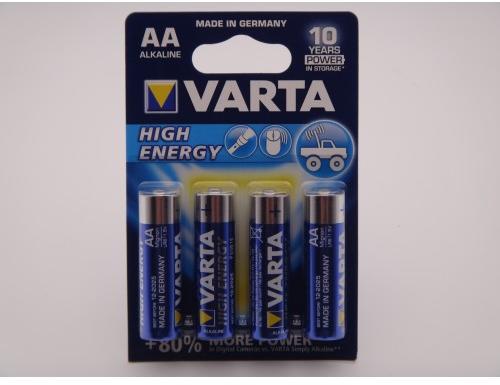 Vásárlás: VARTA AA High Energy LR6 (4) Egyszer használatos elem árak  összehasonlítása, AA High Energy LR 6 4 boltok