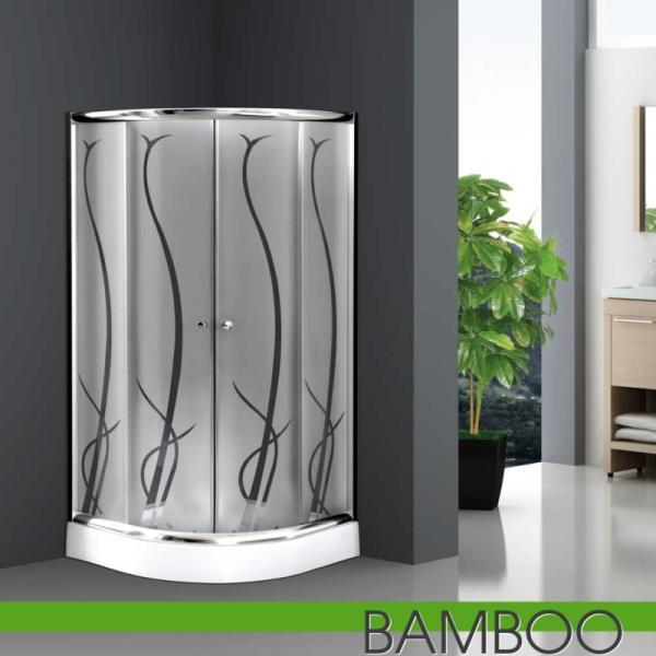 Spirit Bamboo 90x90x195 cm + tray round (SB90S)