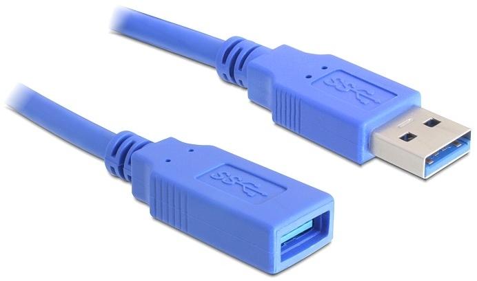 Delock USB 3.0 A-A Extension Cable 1m M/F 82538 (Cablu, conector) - Preturi