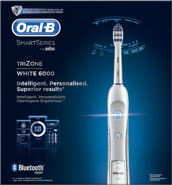 Oral-B TriZone 6000 Smartguide Bluetooth D36.545. 5X elektromos fogkefe  vásárlás, olcsó Oral-B TriZone 6000 Smartguide Bluetooth D36.545. 5X  elektromos fogkefe árak, akciók