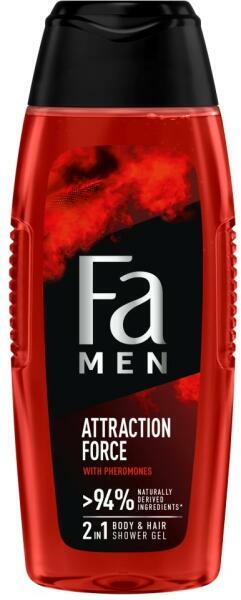 Men Attraction Force tusfürdő 400 ml