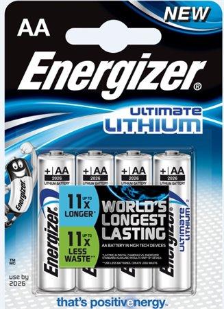 Vásárlás: Energizer AA Ultimate Lithium LR6 (4) Egyszer használatos elem  árak összehasonlítása, AA Ultimate Lithium LR 6 4 boltok