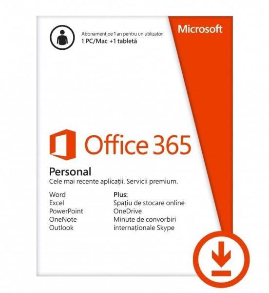 Microsoft Office 365 Personal 32/64bit Multilanguage (1 User/1 Year)  QQ2-00012 (Aplicatii Office) - Preturi