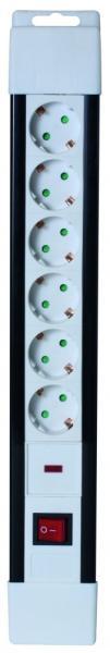 6 Plug 2 m Switch (NVP 06K/WH)