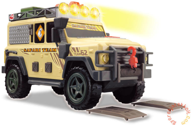 34cm Dickie Action Series Offroader Safari Jeep mit Licht&Sound Freilauf 