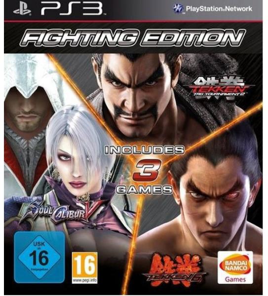 Fighting Edition: Tekken Tag Tournamament 2 + Soul Calibur V + Tekken 6 (PS3)