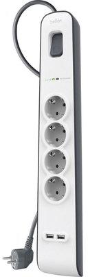4 Plug + 2 USB 2 m (BSV401vf2M)