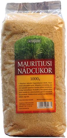 Vásárlás: Interherb Mauritiusi Nádcukor 1kg Cukor árak összehasonlítása,  Mauritiusi Nádcukor 1 kg boltok