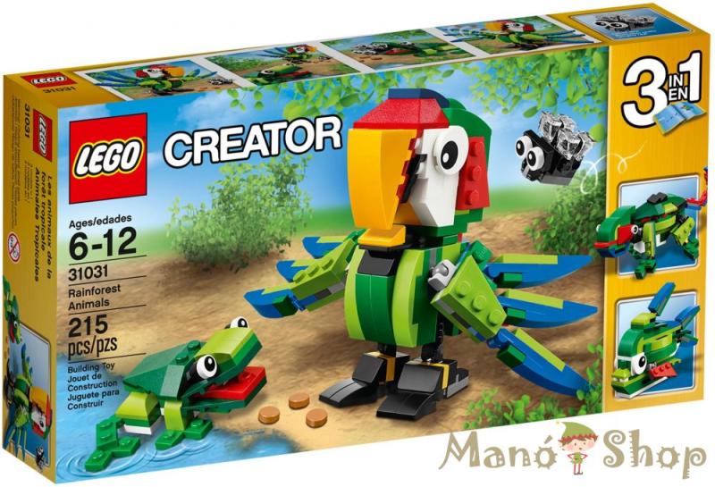 Vásárlás: LEGO® Creator - Őserdei állatok (31031) LEGO árak  összehasonlítása, Creator Őserdei állatok 31031 boltok