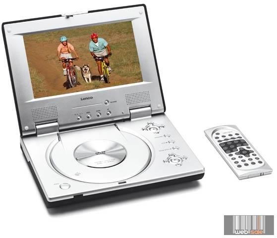 Lenco DVP-702 hordozható DVD lejátszó vásárlás, olcsó DVP 702 árak, boltok