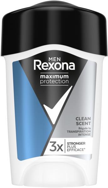 Rexona Men Maximum Protection Clean Scent 48h deo cream 45 ml dezodor  vásárlás, olcsó Rexona Men Maximum Protection Clean Scent 48h deo cream 45  ml izzadásgátló árak, akciók
