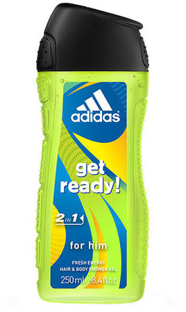 Adidas Get Ready Férfi Tusfürdő 250ml tusfürdő vásárlás, olcsó Adidas Get  Ready Férfi Tusfürdő 250ml shower gel árak, akciók