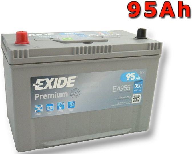 Exide Premium 12V 95Ah 800A left+ (EA955) vásárlás, Autó akkumulátor bolt  árak, akciók, autóakku árösszehasonlító