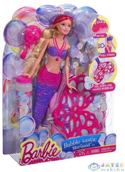Vásárlás: Mattel Barbie - Buborékfújó csodasellő Barbie (CFF49) Barbie baba  árak összehasonlítása, Barbie Buborékfújó csodasellő Barbie CFF 49 boltok