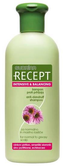 Recept Intensive Balancing korpásodás elleni sampon zsíros hajra 400 ml