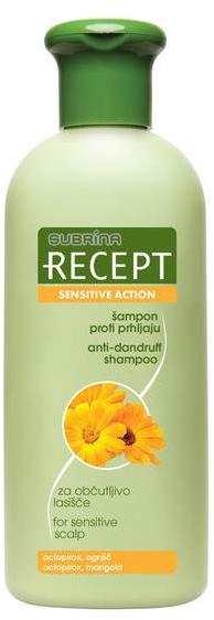 Recept Sensitive Action korpásodás elleni sampon érzékeny fejbőrre 400 ml