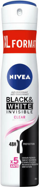 Invisible For Black & White Clear deo spray 200 ml