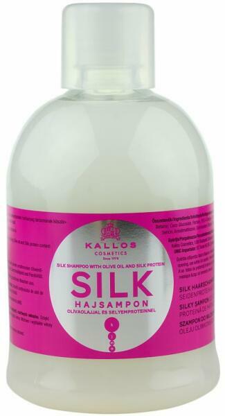 KJMN selymesen finom sampon száraz és érzékeny hajra (Silk Shampoo with Olive Oil and Silk Protein) 1 l