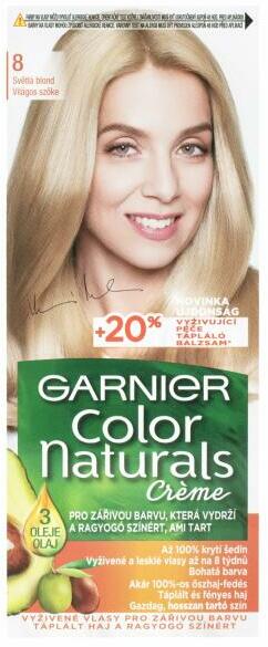 Vásárlás: Garnier Color Naturals Világosszőke 8 Hajfesték, hajszínező árak  összehasonlítása, ColorNaturalsVilágosszőke8 boltok