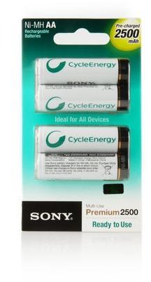 Sony AA Cycle Energy 2500mAh (4) NH-AA-B4G (Baterie reincarcabila) - Preturi
