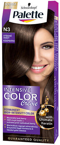 Palette Intensive Color Creme N3/4-0 Középbarna krém