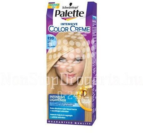 Vásárlás: Schwarzkopf Palette Intensive Color Creme E20 (0-00) Ultra Világosszőke  Hajfesték, hajszínező árak összehasonlítása, Palette Intensive Color Creme  E 20 0 00 Ultra Világosszőke boltok