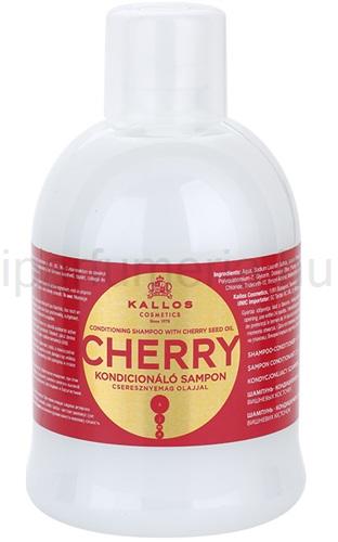 KJMN sampon száraz és sérült hajra (Conditioning Shampoo with Cherry Seed Oil) 1 l