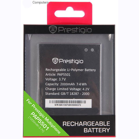 Prestigio PAP5501 DUO Батерия за MultiPhone PAP5501 DUO - Цени, евтини  оферти от онлайн магазините