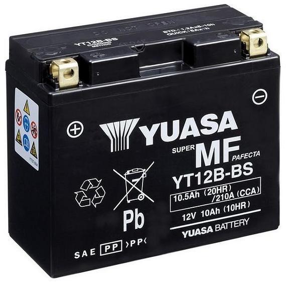 AGM 12V 10Ah left+ YT12B-BS