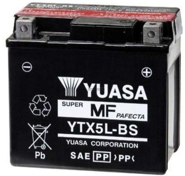 Vásárlás: YUASA AGM 12V 4Ah right+ YTX5L-BS Motor akkumulátor árak  összehasonlítása, AGM 12 V 4 Ah right YTX 5 L BS boltok