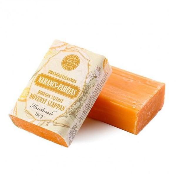 Narancs-fahéjas hidegen sajtolt szappan 110 g
