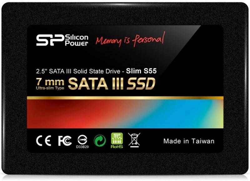 Silicon Power Slim S55 2.5 120GB SATA3 SP120GBSS3S55S25 (Solid State Drive  SSD intern) - Preturi
