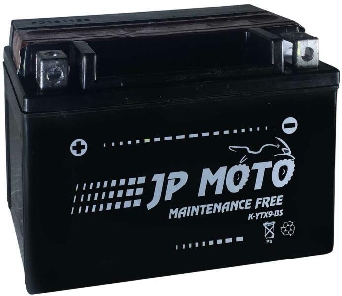 JP MOTO AGM 12V 8Ah left+ YTX9-BS