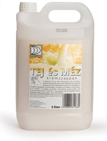 Tej és méz krémszappan 5 l