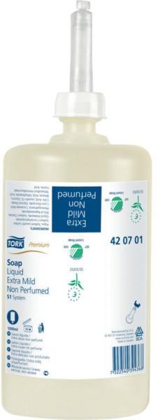 Premium illatmentes kézkímélő folyékony szappan érzékeny bőrre - 420701 1 l
