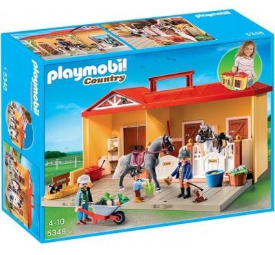Vásárlás: Playmobil Hordozható lovarda 5348 Playmobil árak  összehasonlítása, Hordozhatólovarda5348 boltok