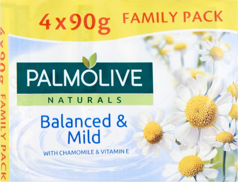Balanced & Mild kamilla és E-vitamin szappan csomag 4x90 g