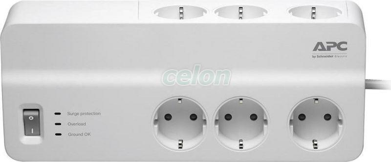 Essential SurgeArrest 6 Plug 1,8 m (PM6-GR)