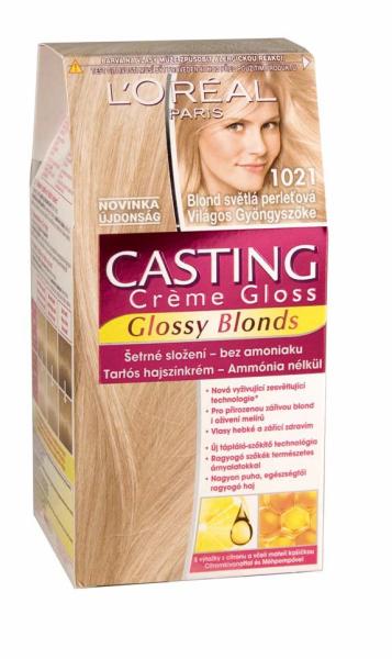 Vásárlás: L'Oréal Casting Créme Gloss 1021 Világos Gyöngyszőke Hajfesték,  hajszínező árak összehasonlítása, CastingCrémeGloss1021VilágosGyöngyszőke  boltok