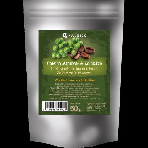 Vásárlás: Caleido Arabica- & Zöldkávé instant 50 g Kávé, kávépor árak  összehasonlítása, Arabica Zöldkávé instant 50 g boltok