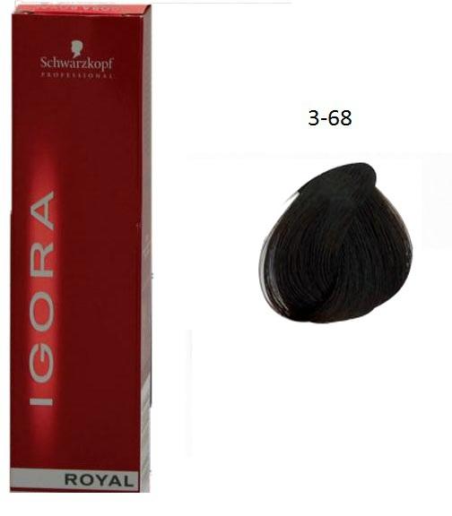 Vásárlás: Schwarzkopf Igora Royal 3-68 60 ml Hajfesték, hajszínező árak  összehasonlítása, Igora Royal 3 68 60 ml boltok