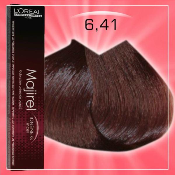 Vásárlás: L'Oréal Majirel 6.41 50 ml Hajfesték, hajszínező árak  összehasonlítása, Majirel 6 41 50 ml boltok