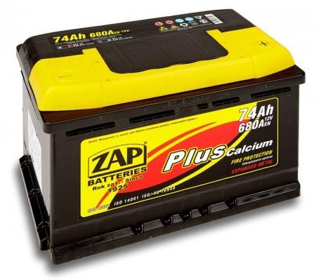 ZAP Plus 74Ah 680A right+ vásárlás, Autó akkumulátor bolt árak, akciók,  autóakku árösszehasonlító