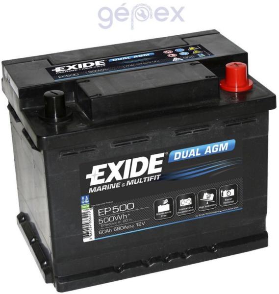 DUAL AGM 60Ah 680A (EP500)