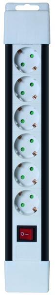 6 Plug 2 m Switch (PNV 06K/WH)