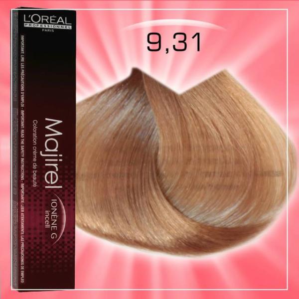 Vásárlás: L'Oréal Majirel 9.31 50 ml Hajfesték, hajszínező árak  összehasonlítása, Majirel 9 31 50 ml boltok