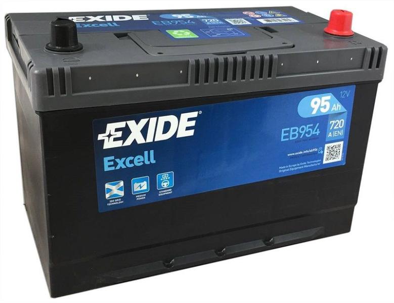 Excell 95Ah 720A right+ (EB954)