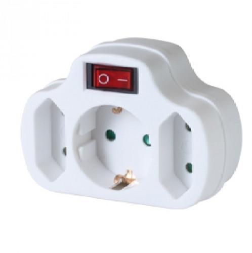 3 Plug Switch (NVK 3/WH)